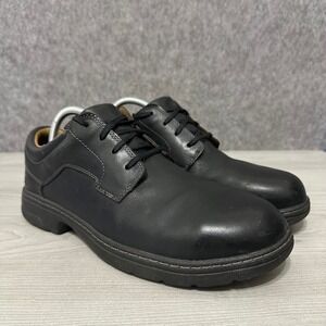 Timberland PRO Branston ESD Mens Sz 10.5 Black Leather Oxford Work Shoes